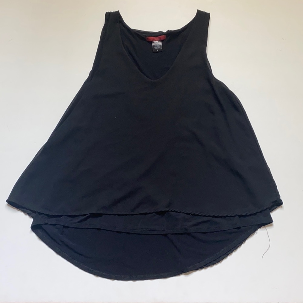 Red By BKE Black Split Back Tank Top Size S